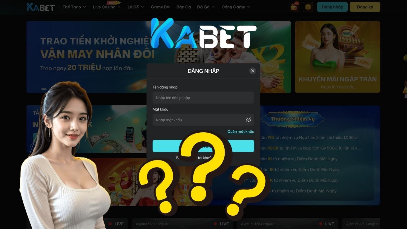 Các lỗi thường gặp khi đăng nhập Kabet và cách khắc phục 